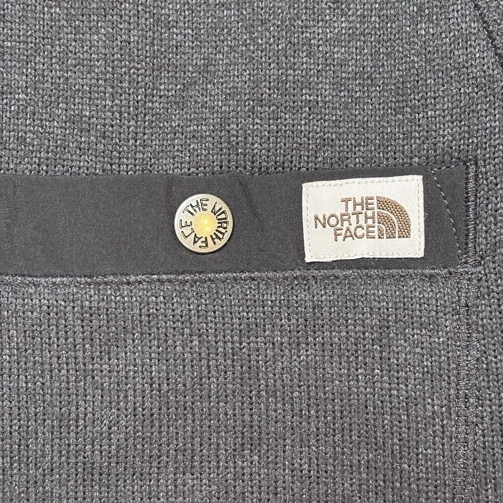 The North Face Gordon Lyons 1/4 Zip Pullover Fleece Jacket Men’s M Grey Gorpcore